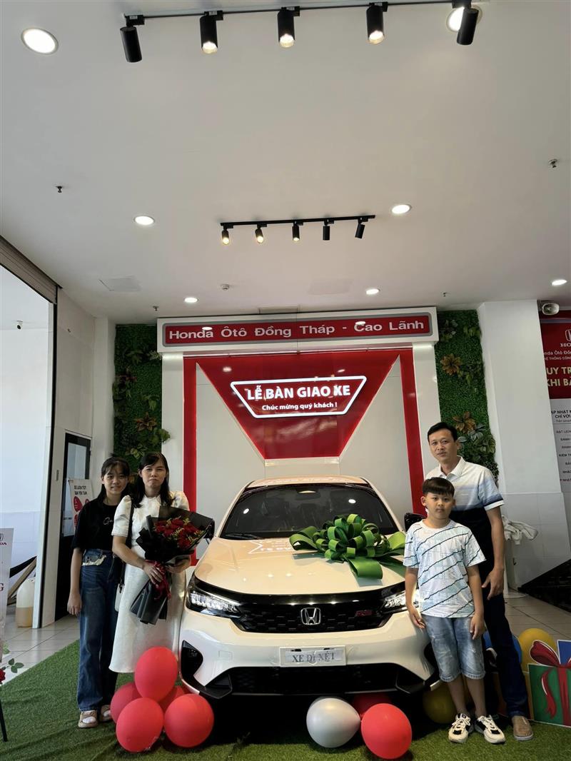 Bàn Giao City RS Trắng Về Quê Hương Thanh Bình Đồng Tháp