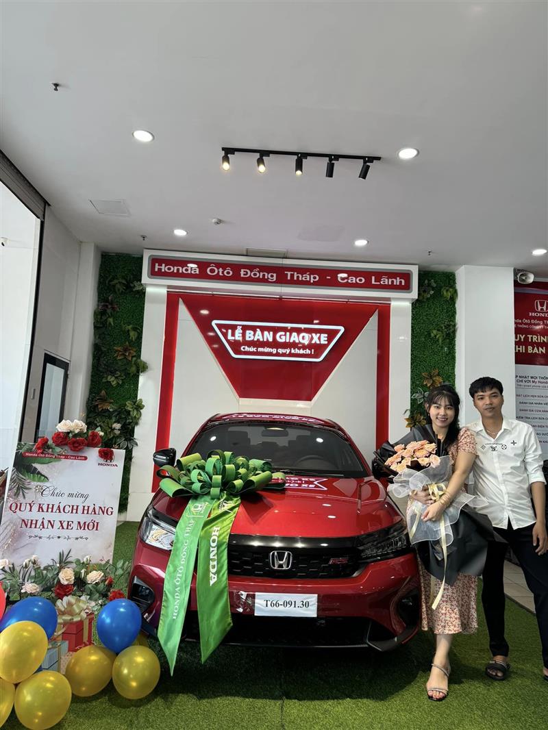 Bàn Giao City RS Đỏ Về Với Gia Đình Vợ Chồng Trẻ Tại Vĩnh Long